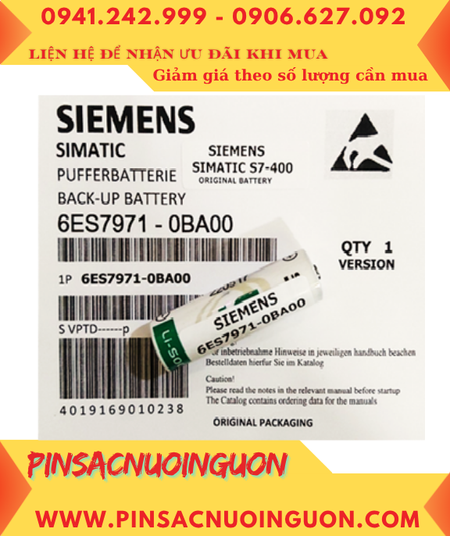 Siemens S7-400; Pin nuôi nguồn PLC Siemens S7-400 lithium 3.6v AA 2600mAh chính hãng _Xuất xứ PHÁP