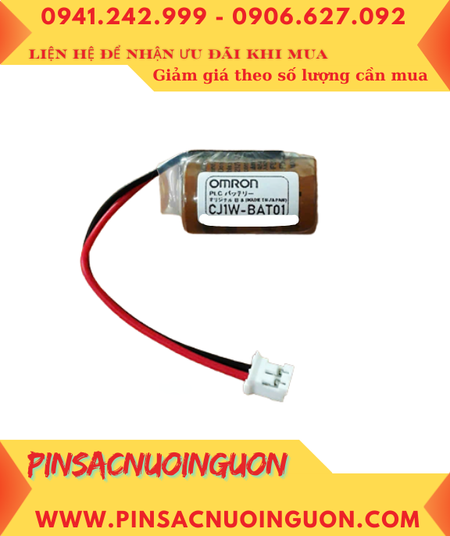 Omron CJ1W-BAT01, Pin nuôi nguồn PLC Omron CJ1W-BAT01 lithium 3v 1000mAh chính hãng, Xuất xứ Nhật