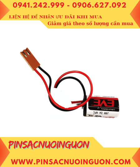EVE ER14250 (JEA 2.54-2P), Pin nuôi nguồn EVE ER14250 lithium 3.6v 1200mAh 1/2A chính hãng