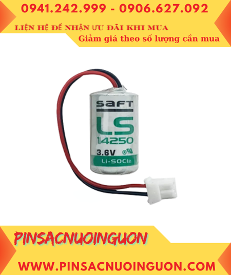 SAFT LS14250, Pin Saft LS14250 Lithium 3,6V 1/2AA 1200mAh chính hãng _Xuất xứ Pháp | HÀNG CÓ SẲN