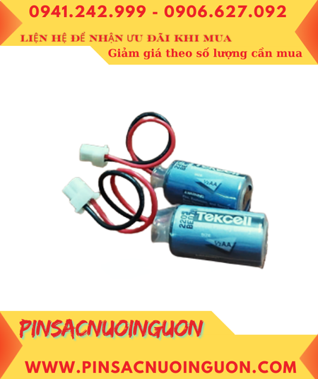 Tekcell SB-AA02; Pin nuôi nguồn PLC Tekcell SB-AA02 lithium 3.6v 1/2AA 1200mAh _Xuất xứ Hàn Quốc