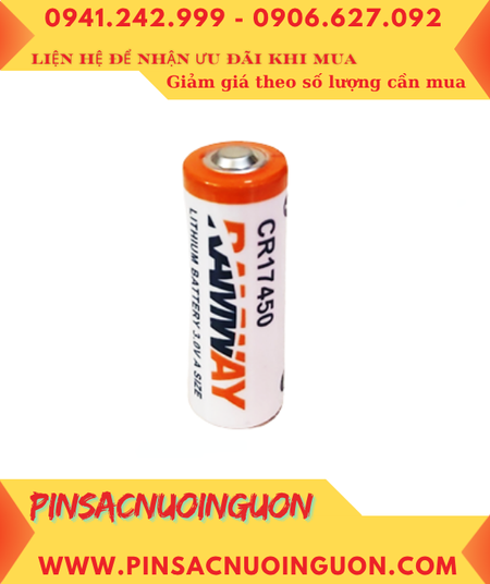 Ramway CR17450, Pin nuôi nguồn PLC Ramway CR17450 lithium 3v 2100mAh chính hãng