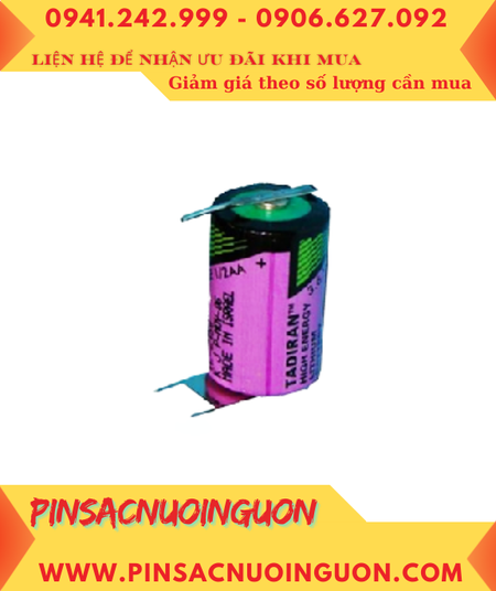 Tadiran TL-2150; Pin nuôi nguồn PLC Tadiran TL-2150 lithium 3.6v 1/2AA 1000mAh _Xuất xứ Israel
