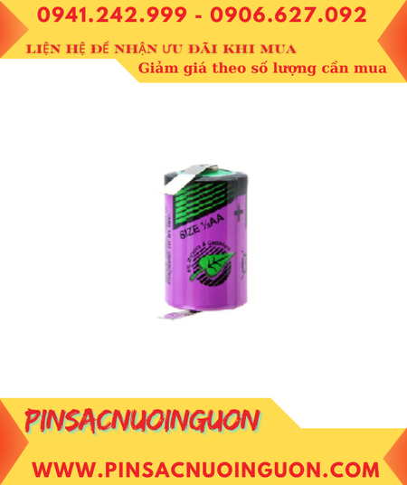Tadiran TL-2150; Pin nuôi nguồn PLC Tadiran TL-2150 lithium 3.6v 1/2AA 1000mAh _Xuất xứ Israel