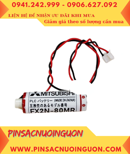 Mitsubishi FX2N-80MR, Pin nuôi nguồn Mitsubishi FX2N-80MR lithium 3.6v 1800mAh (Xuất xứ Nhật)
