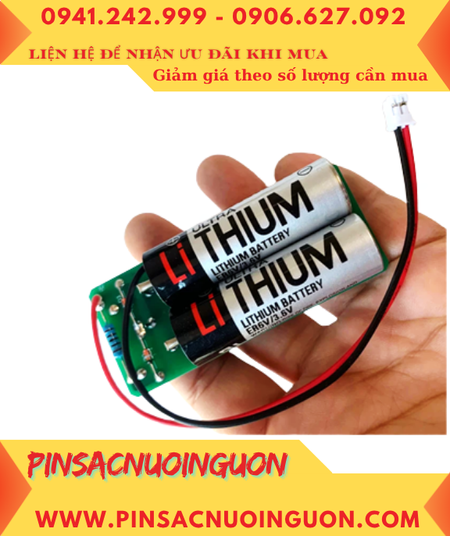 Pin nuôi nguồn ER6-3C38 SF16915 Battery Pack 3.6v For FGBB631BDL-72X Flow Meter, Xuất xứ NHẬT