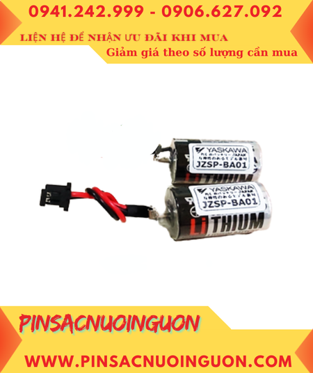 Yaskawa JZSP-BA01; Pin nuôi nguồn Yaskawa JZSP-BA01 lithium 3.6v 1/2AA 1000mAh _Xuất xứ Nhật