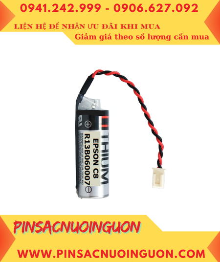 EPSON R13B0060007 _Pin nuôi nguồn PLC EPSON R13B0060007 lithium 3.6v 2700mAh _Made in Japan