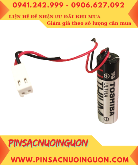 Toshiba ER6V; Pin nuôi nguồn PLC Toshiba ER6V lithium 3.6v AA 2000mAh chính hãng _Xuất xứ Nhật