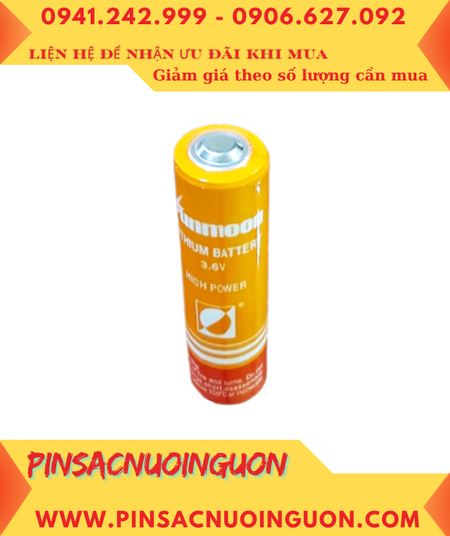 Sunmoon ER14505M; Pin nuôi nguồn Sunmoon ER14505M LI/SOCl₂ SPIRAL 3.6v AA 1800mAh chính hãng