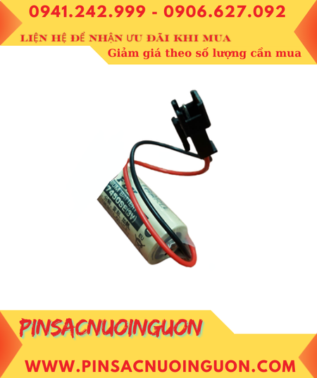 FDK CR17450SE (Zắc đen); Pin nuôi nguồn PLC TOTO lithium 3v 4/5A 2500mAh chính hãng /Xuất xứ NHẬT