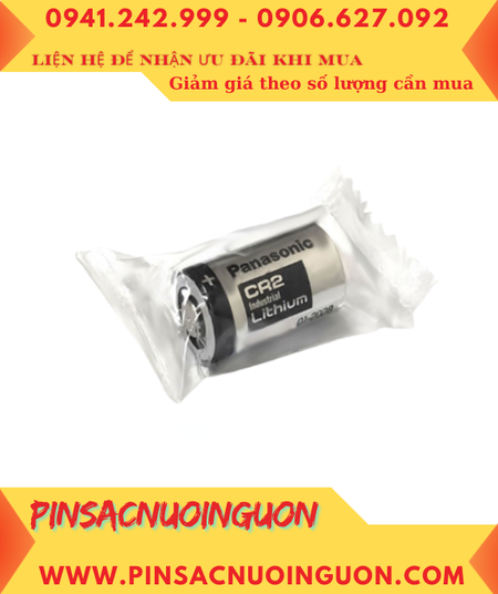 Pin Panasonic CR-2; Pin CR17H250; Pin nuôi nguồn Panasonic CR-2 Industrial lithium 3v _Xuất xứ Indonesia