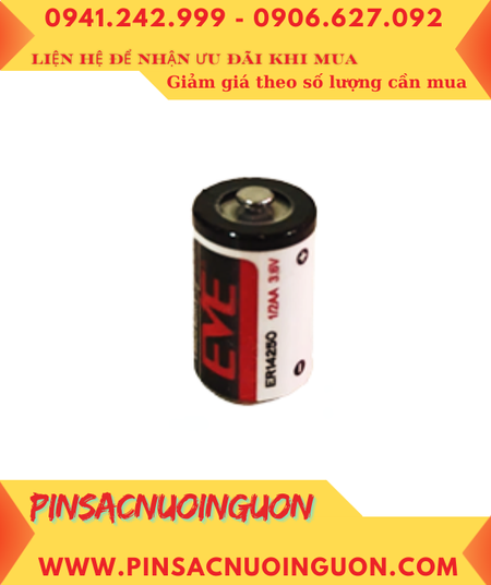 Pin EVE ER14250 _Pin nuôi nguồn TIMER EVE ER14250 lithium 3.6v 1/2AA 1200mAh chính hãng