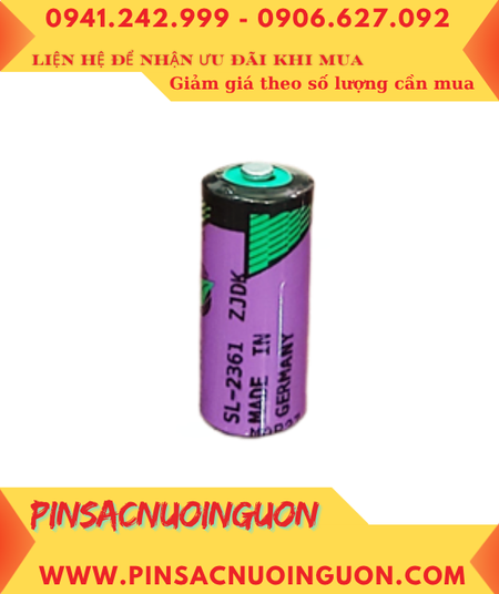 Tadiran SL-2361, Pin nuôi nguồn Tadiran SL-2361 lithium 3.6V 2/3AA 1650mAh chính hãng /Xuất xứ Israel