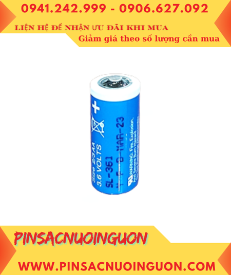 Sonnecell SL-361; Pin nuôi nguồn Sonnecell SL-361 lithium 3.6v 2/3AA 1100mAh /Xuất xứ ĐỨC