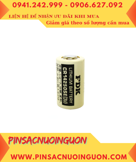 FDK CR14250SE; Pin nuôi nguồn PLC FDK CR14250SE 1/2AA 850mAh chính hãng, Xuất xứ NHẬT