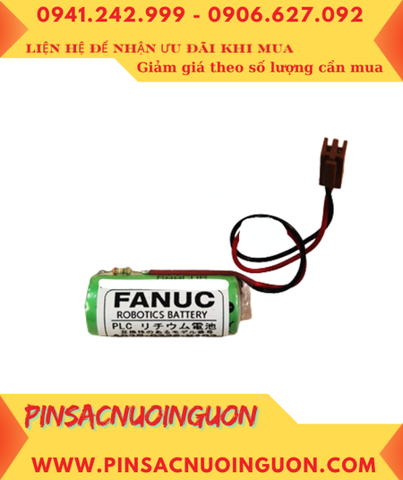 FANUC A02B-0200-K102; Pin nuôi nguồn FANUC A02B-0200-K102 lithium 3v chính hãng, Xuất xứ NHẬT