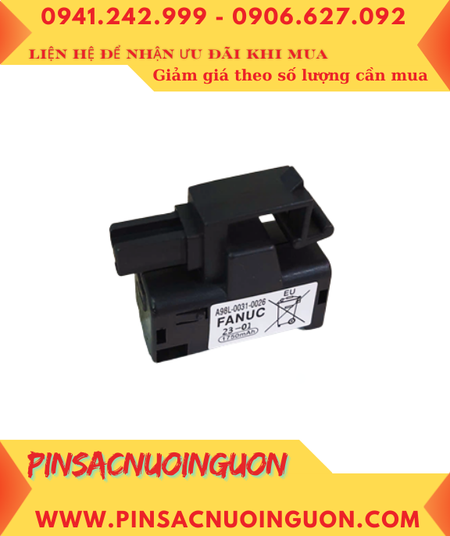FANUC A98L-0031-0026; Pin nuôi nguồn FANUC A98L-0031-0026 chính hãng, Xuất xứ NHẬT