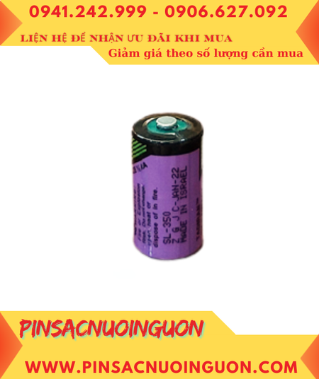 Tadiran SL-350; Pin nuôi nguồn PLC Tadiran SL-350 lithium 3.6v 1/2AA 1200mAh chín hãng/Xuất xứ Israel