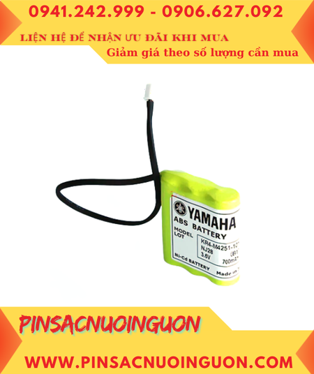 Yamaha KR4-M4251-101, Pin nuôi nguồn Yamaha KR4-M4251-101 (3.6v 700mAh) chính hãng /Xuất xứ NHẬT