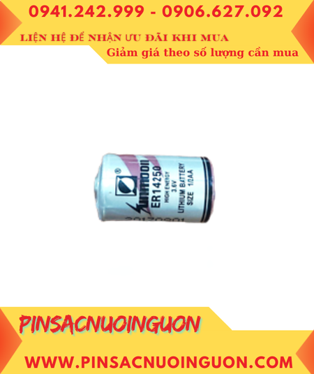 Pin ER14250 _Pin Sunmoon ER14250; Pin nuôi nguồn Sunmoon ER14250 lithium 3.6v 1/2AA 1200mAh chính hãng