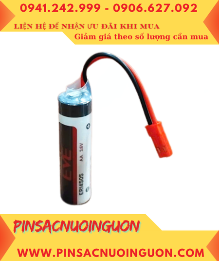 EVE ER14505 (JST-2P); Pin nuôi nguồn EVE ER14505 lithium 3.6v AA 2600mAh chính hãng