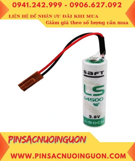 Pin Saft LS14500 _Pin LS14500; Pin nuôi nguồn PLC Saft LS14500 lithium 3.6v AA 2600mAh _Xuất xứ Pháp