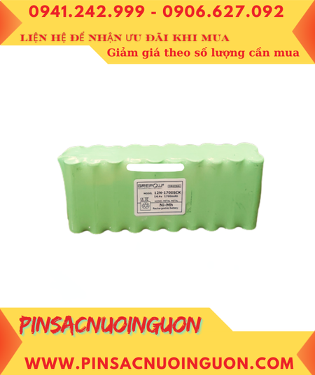 GREPOW 12N-1700SCK, Pin nuôi nguồn Yamaha 12N-1700SCR (14.4v 1700mAh) chính hãng/X.xứ Liên doanh