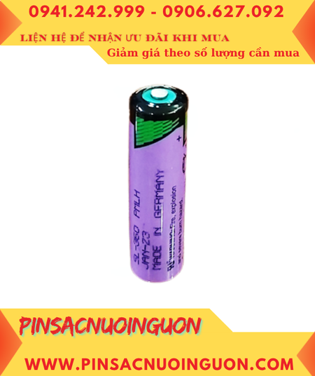 Tadiran SL-360; Pin SL-360; Pin nuôi nguồn PLC Tadiran SL-360 lithium 3.6v AA 2400mAh _Xuất xứ ĐỨC