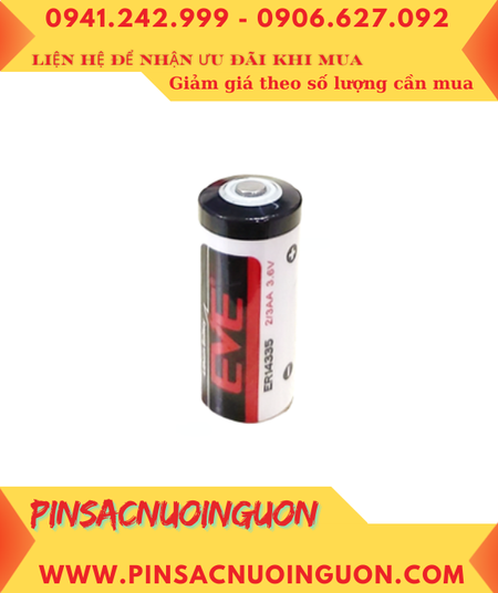 Pin ER14335 _Pin EVE ER14335; Pin nuôi nguồn EVE ER14335 lithium 3.6v 2/3AA 1650mAh chính hãng
