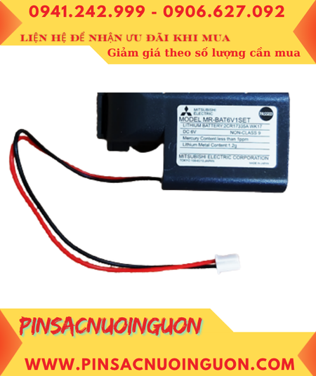 Mitsubishi MR-BATV1SET, Pin nuôi nguồn Mitsubishi MR-BATV1SET Lithium 6V, Xuất xứ NHẬT