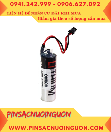 Pin Omron R88A-BAT01G; Pin nuôi nguồn PLC Omron R88A-BAT01G lithium 3.6v _Xuất xứ Nhật
