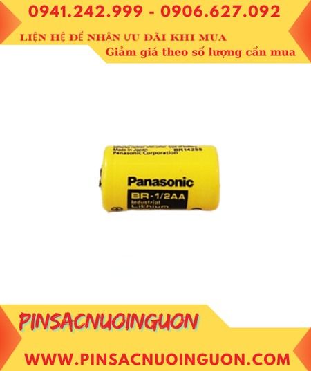 Panasonic BR-1/2AA (CR14250) ; Pin nuôi nguồn Panasonic BR-1/2AA lithium 3v 1000mAh _Xuất xứ Nhật