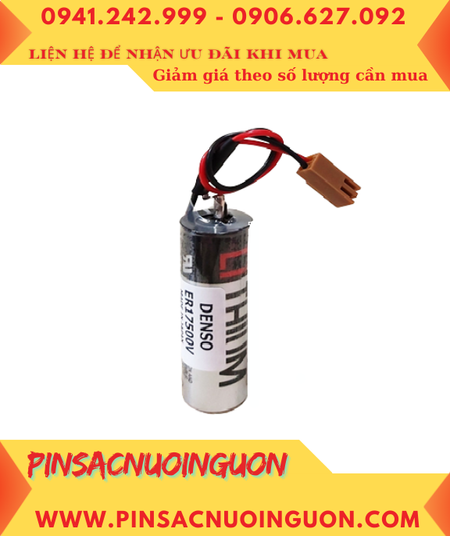 DENSO ER17500V _Pin nuôi nguồn PLC DENSO ER17500V lithium 3.6v, Xuất xứ Nhật