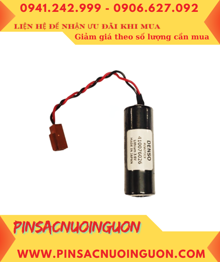 DENSO 410076026, Pin nuôi nguồn DENSO Robotics 410076026 lithium 3.6v chính hãng /Xuất xứ PHÁP