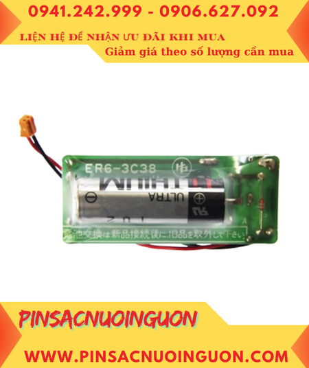 Pin nuôi nguồn Toshiba ER6-3C38 SF16915 battery for Akatsuki Seiki FGBB631BDL-72X flow meter