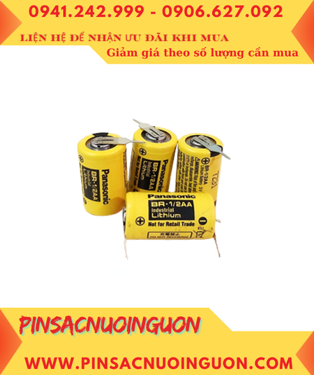 Panasonic BR-1/2AA (CR14250) ; Pin nuôi nguồn Panasonic BR-1/2AA lithium 3v 1000mAh _Xuất xứ Nhật