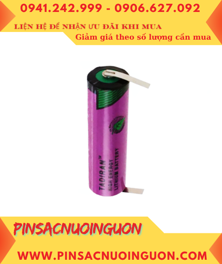 Tadiran TL-5903 (chân thép 2 chấu hàn), Pin nuôi nguồn Tadiran TL-5903 lithium 3.6v AA 2400mAh _Made in Israel