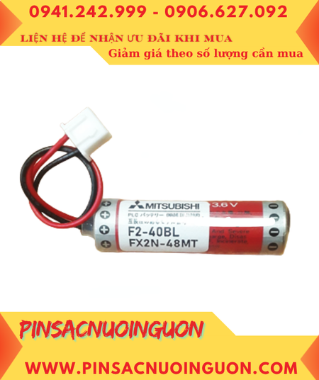 Mitsubishi FX2N-48MT; Pin nuôi nguồn Mitsubishi FX2N-48MT AA 1800mAh SUPER Lithium, Xuất xứ Nhật