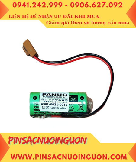 FANUC A98L-0031-0012; Pin nuôi nguồn FANUC A98L-0031-0012 lithium 3v _Xuất xứ Nhật