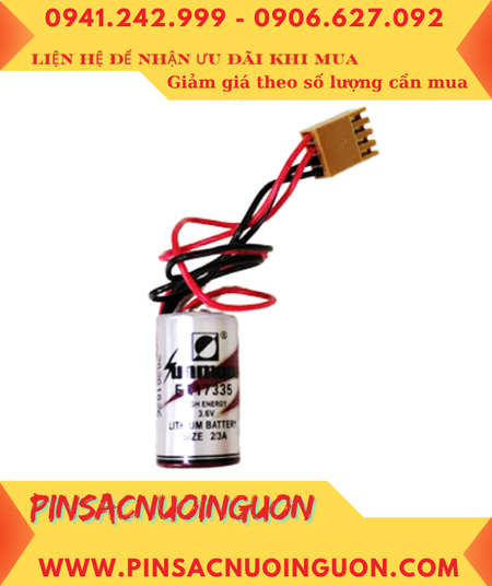 Sunmoon ER17335 (Zắc Omron) _Pin nuôi nguồn PLC Sunmoon ER17335 lithium 3.6v 2/3A 2100mAh