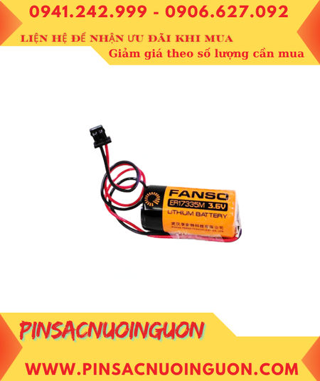 Fanso ER17335M (Zắc Omron); Pin Nuôi nguồn Fanso ER17335M lithium 3.6v 2/3A 1700mAh chính hãng