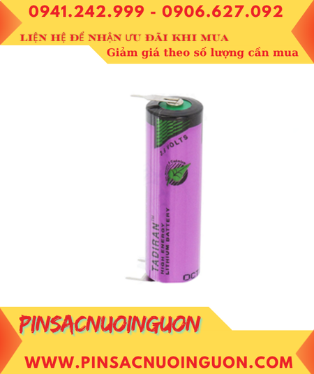 Tadiran TL-5903 (chân thép 3 chấu hàn), Pin nuôi nguồn Tadiran TL-5903 lithium 3.6v AA 2400mAh _Made in Israel