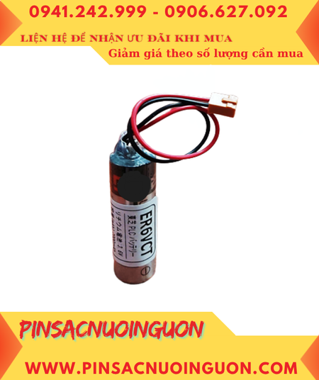Pin Toshiba ER6VCT; Pin nuôi nguồn PLC Toshiba ER6VCT lithium 3.6v AA 2000mAh _Xuất xứ Nhật