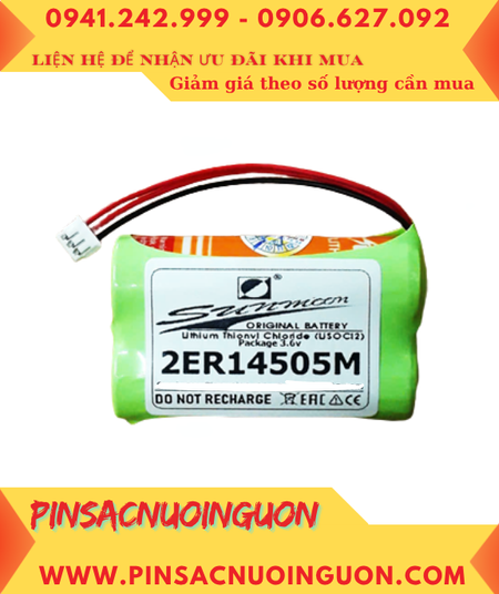 Sunmoon 2ER14505 (02 viên ghép đôi), Pin nuôi nguồn PLC Sunmoon 2ER14505 lithium 3.6v 3600mAh