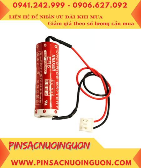 Pin MAXELL ER6 _Pin ER6; Pin nuôi nguồn PLC MAXELL ER6 lithium 3.6v AA 2000mAh _Made in Japan