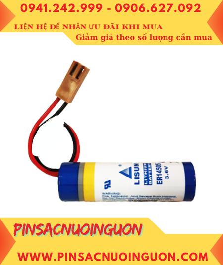 Lisun ER14505 (JEA 2.54-2P); Pin nuôi nguồn Lisun ER14505 lithium 3.6v AA 2600mAh chính hãng