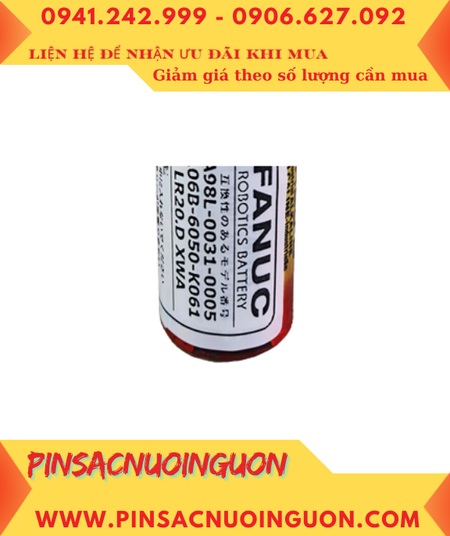Fanuc A06B-6050-K061, Pin nuôi nguồn Fanuc A06B-6050-K061 chính hãng, Xuất xứ BỈ (Begium)