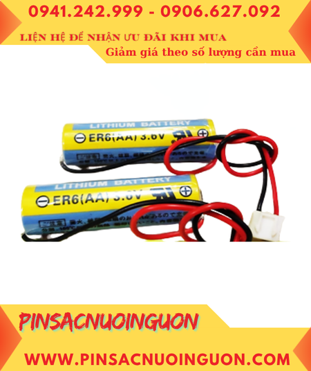 Mitsubishi ER6; Pin nuôi nguồn Mitsubishi ER6 lithium 3.6v AA 1800mAh chính hãng _Made in Japan