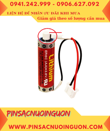 Pin Maxell ER6C _Pin ER6C; Pin nuôi nguồn PLC Maxell Super ER6C lithium 3.6v AA 1800mAh _Xuất xứ Nhật